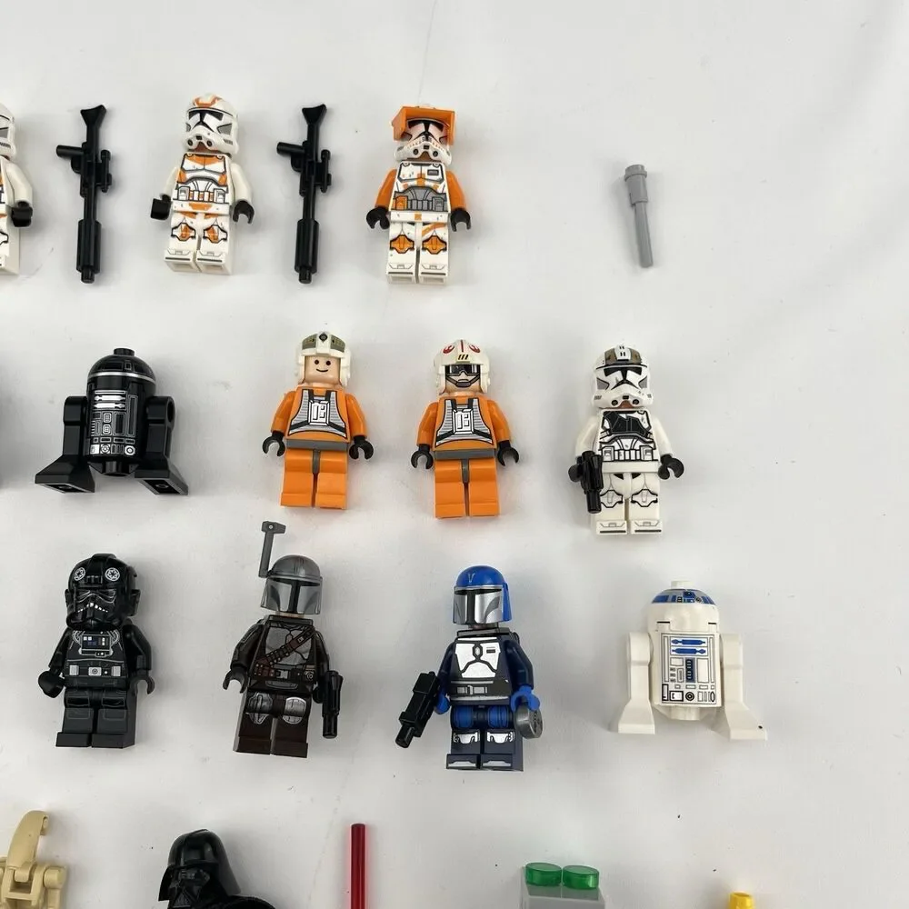 lego star wars minifigure lot Clone Trooper Commander Darth Droid Mando